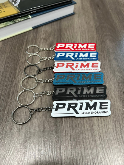 Custom Logo Keychains - Multicolored