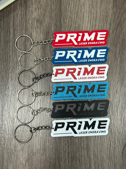 Custom Logo Keychains - Multicolored