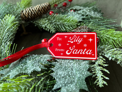 Personalized Christmas Name Tags