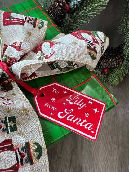 Personalized Christmas Name Tags